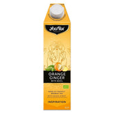 Osvěžující nápoj Pomeranč - Zázvor s Bazalkou BIO 1000 ml - YOGI TEA